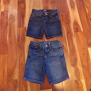 Denim shorts